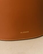 Жени вафлен тен Alohas the u venti waffle - кафява кожена чанта NVPD1154 - Image 6