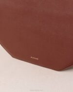 Жени вино бордо опушено лилаво Alohas чантата o venti indo - кафява и лилава кожа NVPD1038 - Image 8