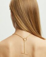 Жени злато Alohas columba - златна огърлица NVPD1188 - Image 3