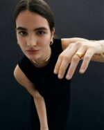 Жени злато Alohas печат - минимум златен пръстен NVPD1192 - Image 5