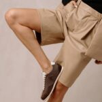 Жени какао на прах Alohas tb.70 - кафяви кожени маратонки NVPD401