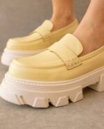 Жени меко жълто Alohas trailblazer - жълти кожени мокасини NVPD33 - Image 6