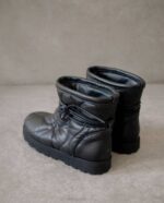 Жени черен Alohas bounce - черни кожени ботуши NVPD562 - Image 9