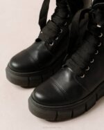 Жени черен Alohas can can - черни ботуши от веганска кожа NVPD282 - Image 9