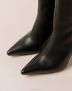 Жени черен Alohas leo black - черни кожени ботуши NVPD538 - Image 7