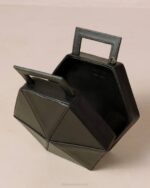 Жени черен Alohas the k - черна кожена чанта NVPD1043 - Image 2