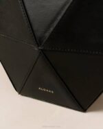 Жени черен Alohas the k - черна кожена чанта NVPD1043 - Image 7