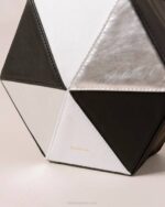 Жени черно сребристо ярко бяло Alohas the k - многоцветна кожена чанта NVPD1044 - Image 6