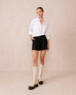Жени ядков крем Alohas roxie nutty - бели кожени ботуши NVPD552 - Image 7