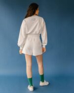 ЖениAlohas rocky - бели памучни шорти NVPD776 - Image 5